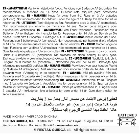 Sable de Luz 65 cms.