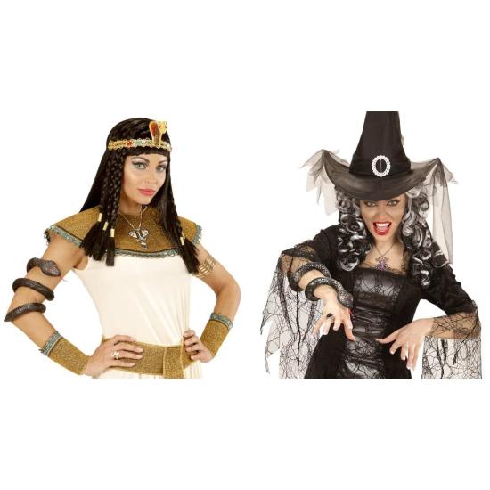 Serpiente negra moldeable de 80cm