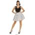 Set adulto Pin Up falda Blanca