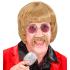 Set Peluca Años 60 “Music Man” – Rubia con Bigote y Gafas