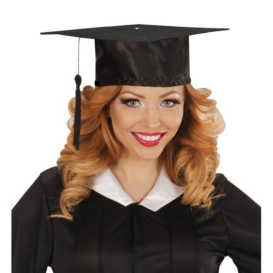 Birrete Graduado en Raso adulto