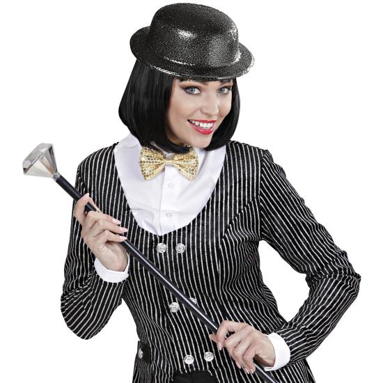 Sombrero Bombin Negro Brillante