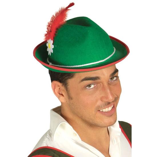 Sombrero de Tirolés con Pluma Oktoberfest