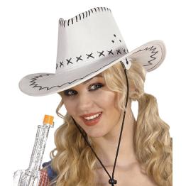 Sombrero Vaquero Agamuzado color Blanco