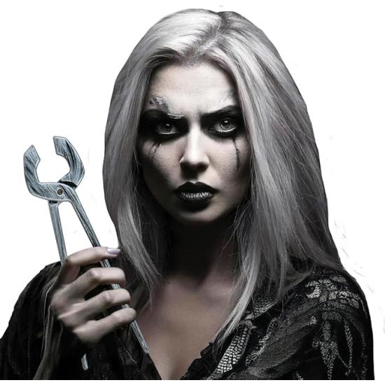 Tenazas de Juguete (40 cm) - Accesorio de Disfraz para Halloween y Fiestas de Obreros