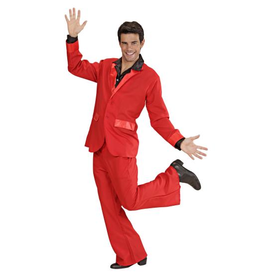 Traje Disco Rojo hombre
