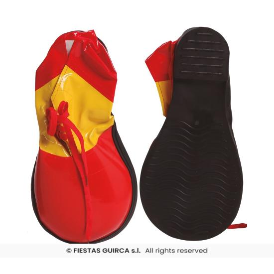 Zapatos de Payaso Rojos y Amarillos Extra