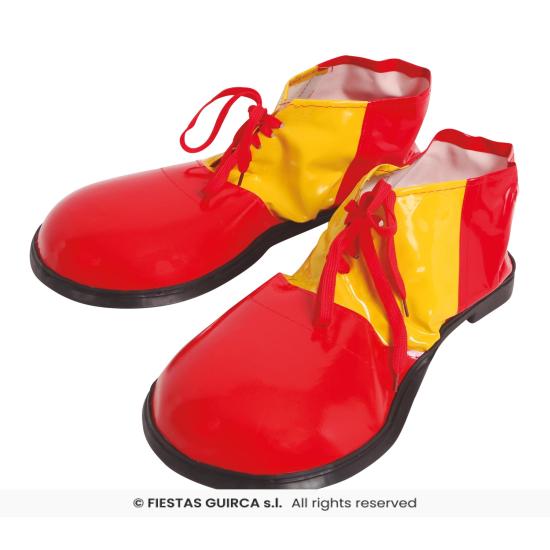 Zapatos de Payaso Rojos y Amarillos Extra