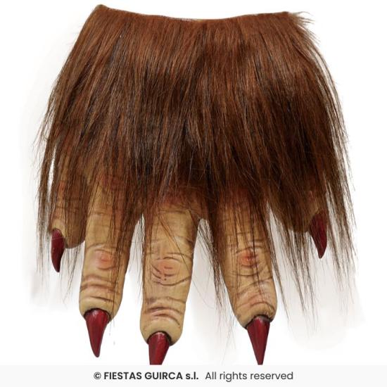 Zarpas de Hombre Lobo en Látex – Guantes para Disfraz